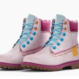 Timberland White Women's 6-Inch Lace Boot Box
